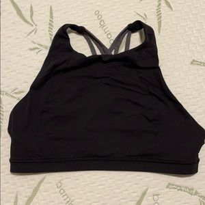 Black Free to be Serene Lululemon Bra